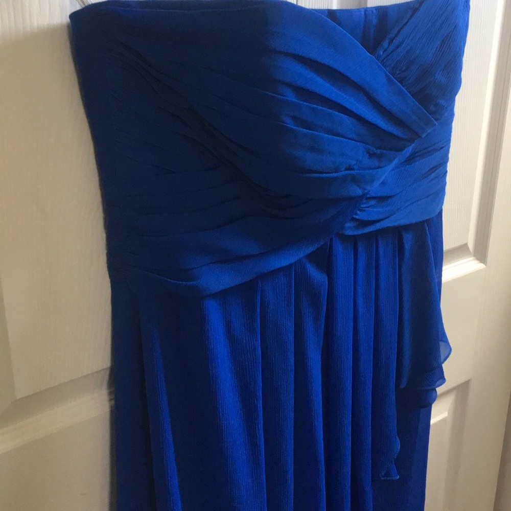 Cerulean Formal Strapless Dress by David’s Bridal